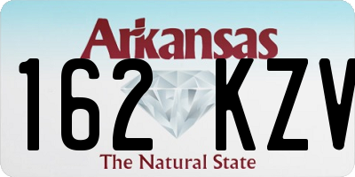 AR license plate 162KZV