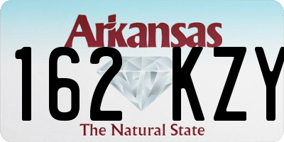 AR license plate 162KZY