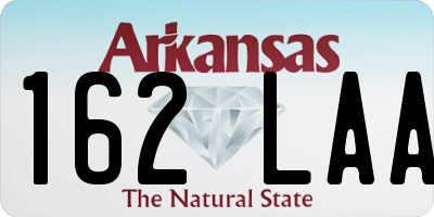 AR license plate 162LAA