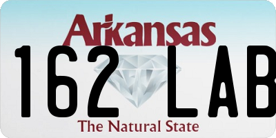 AR license plate 162LAB