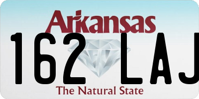 AR license plate 162LAJ