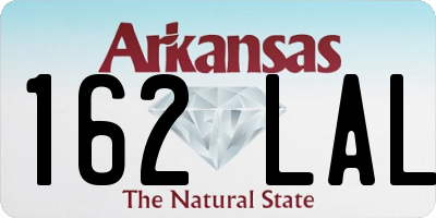 AR license plate 162LAL