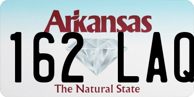 AR license plate 162LAQ
