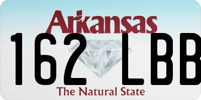 AR license plate 162LBB
