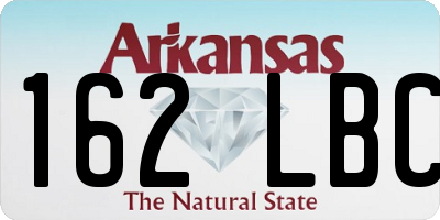 AR license plate 162LBC