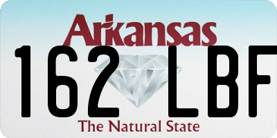 AR license plate 162LBF