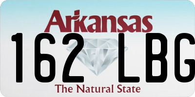 AR license plate 162LBG