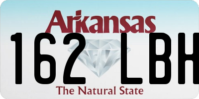 AR license plate 162LBH