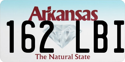 AR license plate 162LBI