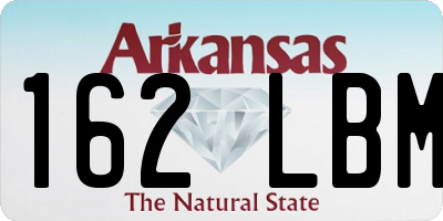 AR license plate 162LBM