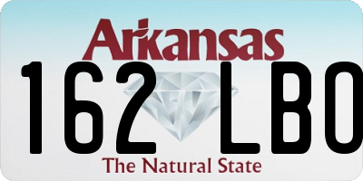 AR license plate 162LBO