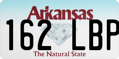 AR license plate 162LBP