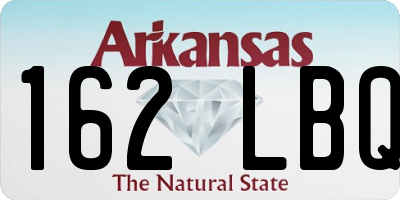 AR license plate 162LBQ