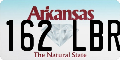 AR license plate 162LBR