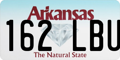 AR license plate 162LBU