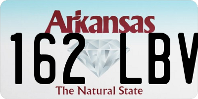 AR license plate 162LBV