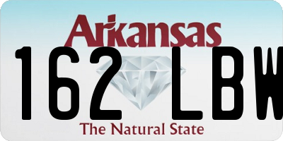 AR license plate 162LBW