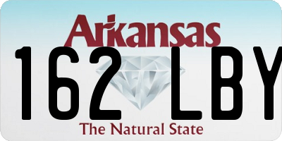 AR license plate 162LBY
