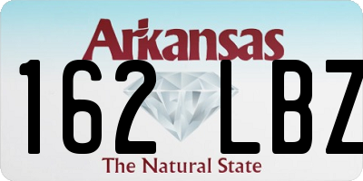 AR license plate 162LBZ