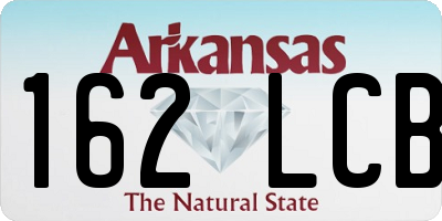 AR license plate 162LCB