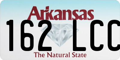 AR license plate 162LCC