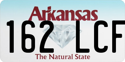 AR license plate 162LCF