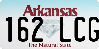 AR license plate 162LCG