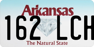 AR license plate 162LCH