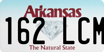 AR license plate 162LCM