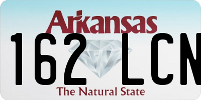 AR license plate 162LCN