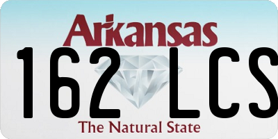 AR license plate 162LCS