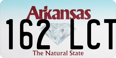 AR license plate 162LCT