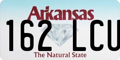 AR license plate 162LCU
