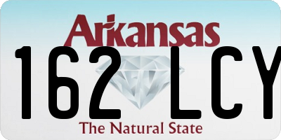AR license plate 162LCY