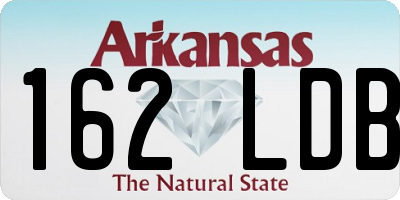 AR license plate 162LDB