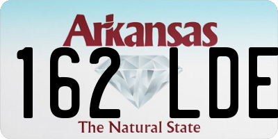 AR license plate 162LDE