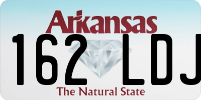 AR license plate 162LDJ