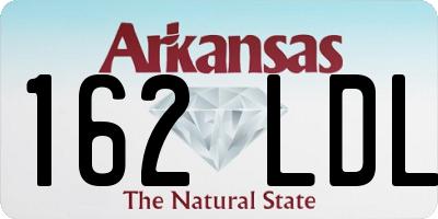 AR license plate 162LDL