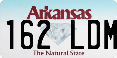AR license plate 162LDM