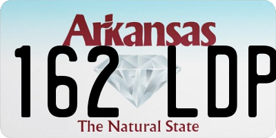 AR license plate 162LDP