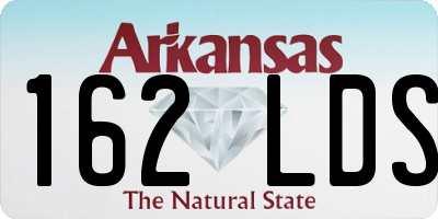 AR license plate 162LDS