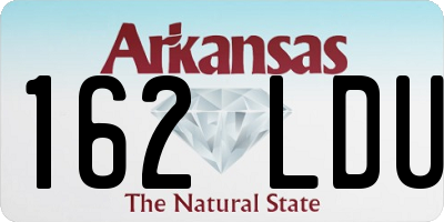AR license plate 162LDU
