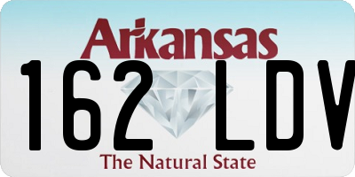AR license plate 162LDV