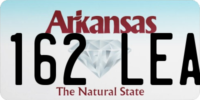 AR license plate 162LEA