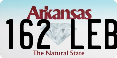 AR license plate 162LEB
