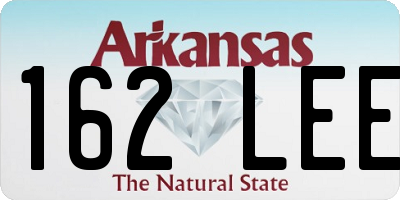 AR license plate 162LEE