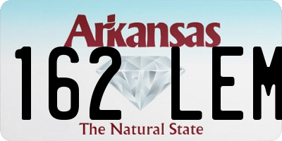 AR license plate 162LEM