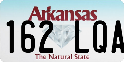 AR license plate 162LQA