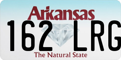 AR license plate 162LRG