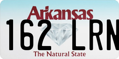 AR license plate 162LRN